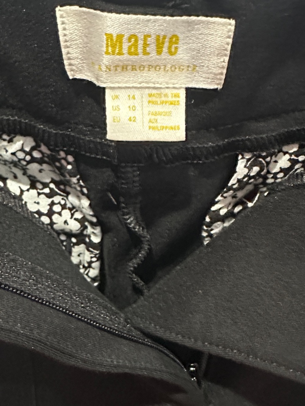 Maeve by Anthropologie The Naomi Ponte Wide Leg Flare Pants Size 10 - Picture 5 of 12